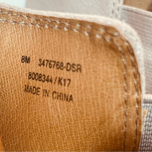 NWOB Frye Danica Dusty Rose Suede Chelsea Peep Toe Ankle Bootie Size: 8 - Picture 7 of 9